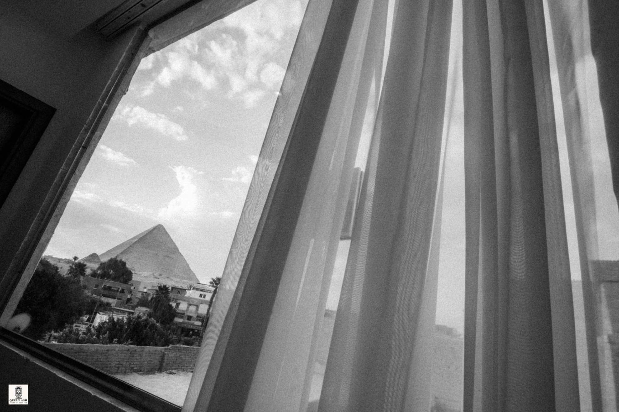 Queen Ash Pyramid View Inn Kafret el-Gabal Eksteriør bilde